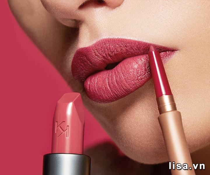 Son KiKo Velvet Passion Matte Lipstick 316 có màu hồng đất 