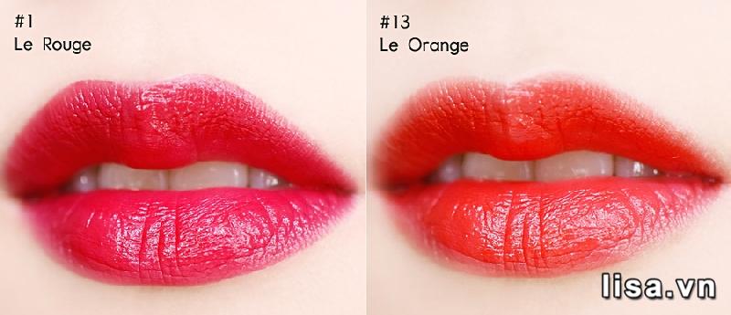 Son YSL Le Rouge 01 và Le Orage 03 là 3 tone màu bán chạy nhất BST