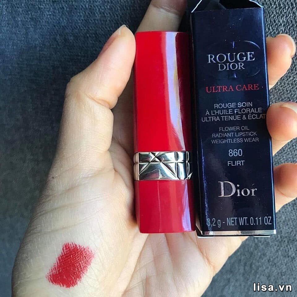 Thiết kế son Dior Rouge 860 Flirt sang xịn, cầm chắc tay