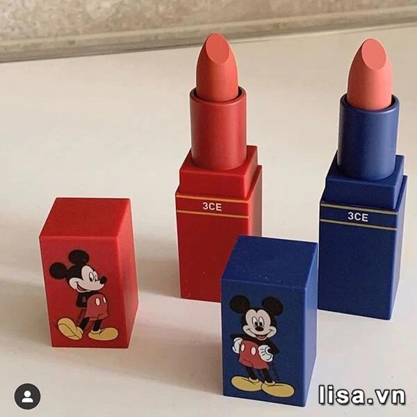 Lip Color 3CE x Disney gồm 2 tông